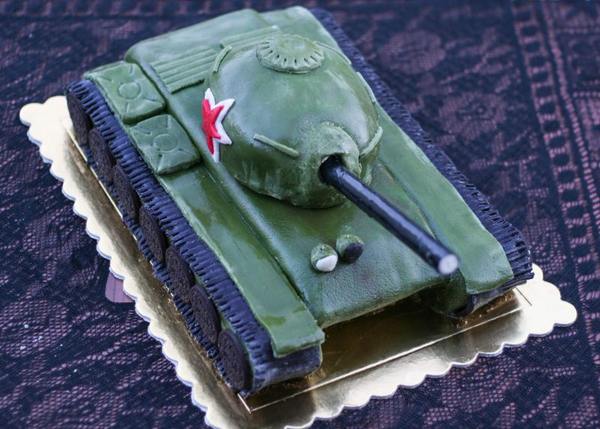 Торт Танк – рецепты, как сделать оригинальный торт в виде танка своими руками