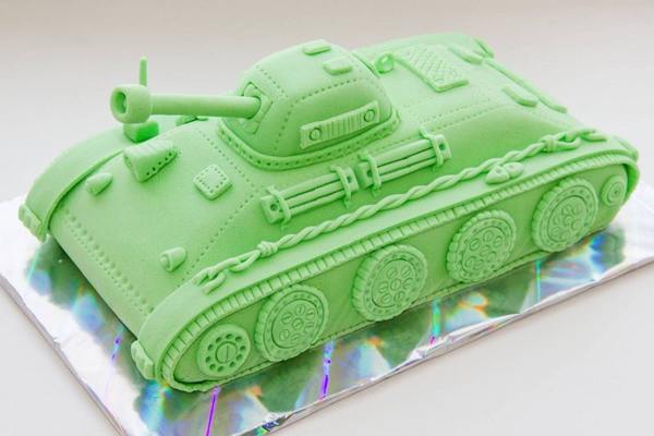 Торт Танк – рецепты, как сделать оригинальный торт в виде танка своими руками