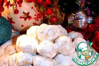 Рецепт: Рождественское миндальное печенье Курабьедес