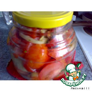Рецепт: Живые помидоры на зиму