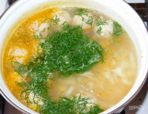 Суп с грибными фрикадельками - фото шаг 7